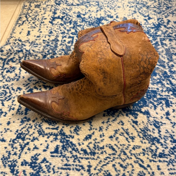 Old Gringo Leopardito Cowboy Boots Sz 10.5 - Picture 6 of 9